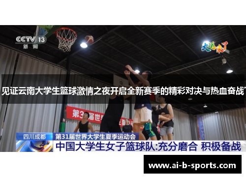 见证云南大学生篮球激情之夜开启全新赛季的精彩对决与热血奋战