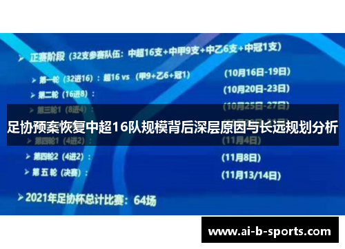 足协预案恢复中超16队规模背后深层原因与长远规划分析