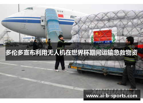 多伦多宣布利用无人机在世界杯期间运输急救物资